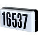 DF 2 Light 5 inch Black Outdoor Address Light